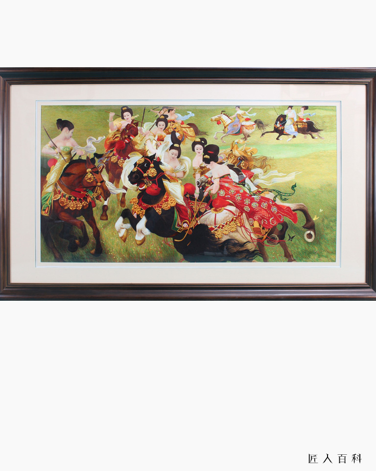 贺晨飞的作品-贺晨飞刺绣