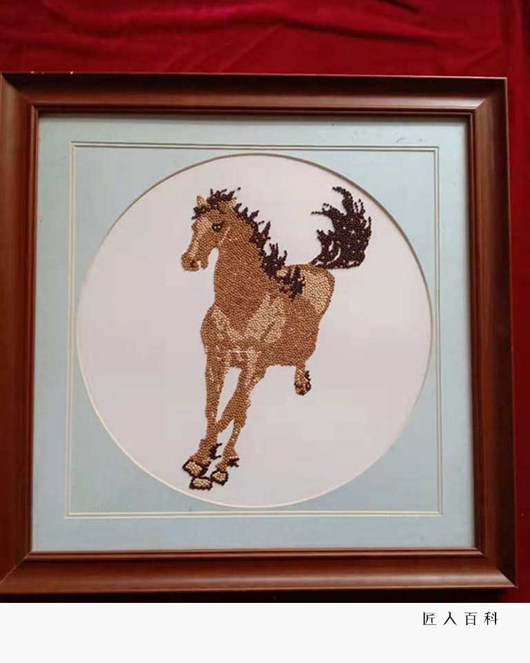 刘立曾的作品-刘立曾五谷画传承人