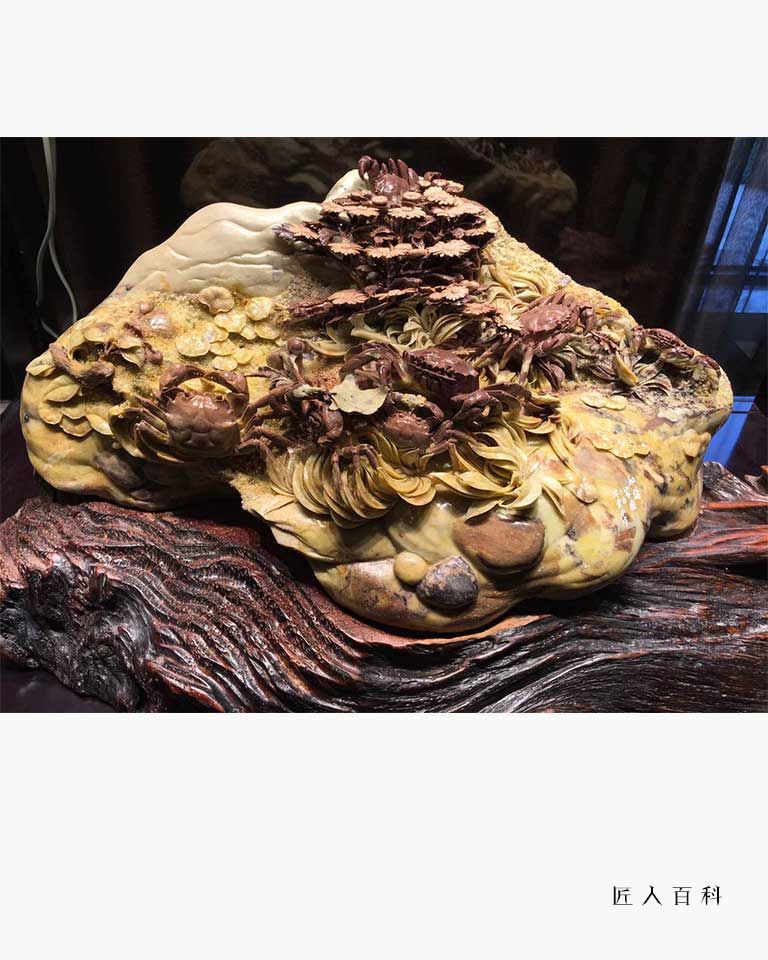 林爱平的作品-林爱平石雕