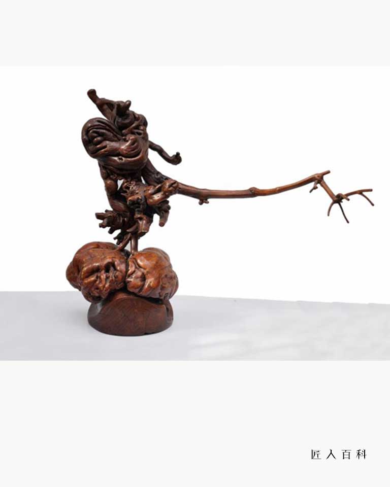 娄孝铎的作品-娄孝铎根艺
