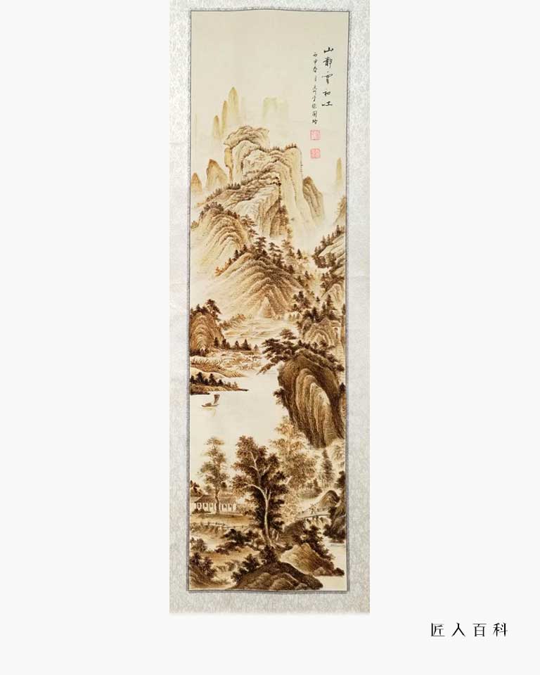 李德国的作品-李德国烙画