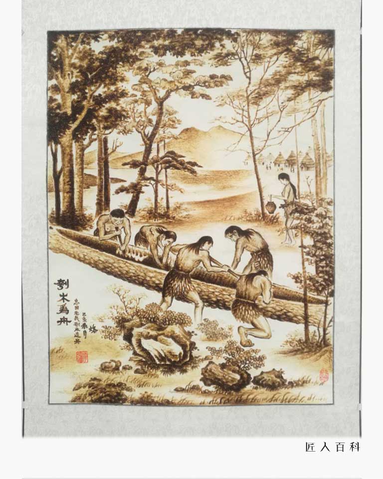 李德国的作品-李德国烙画