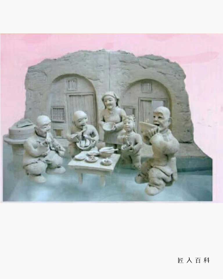 陶塑师苏辉的作品-苏辉泥塑