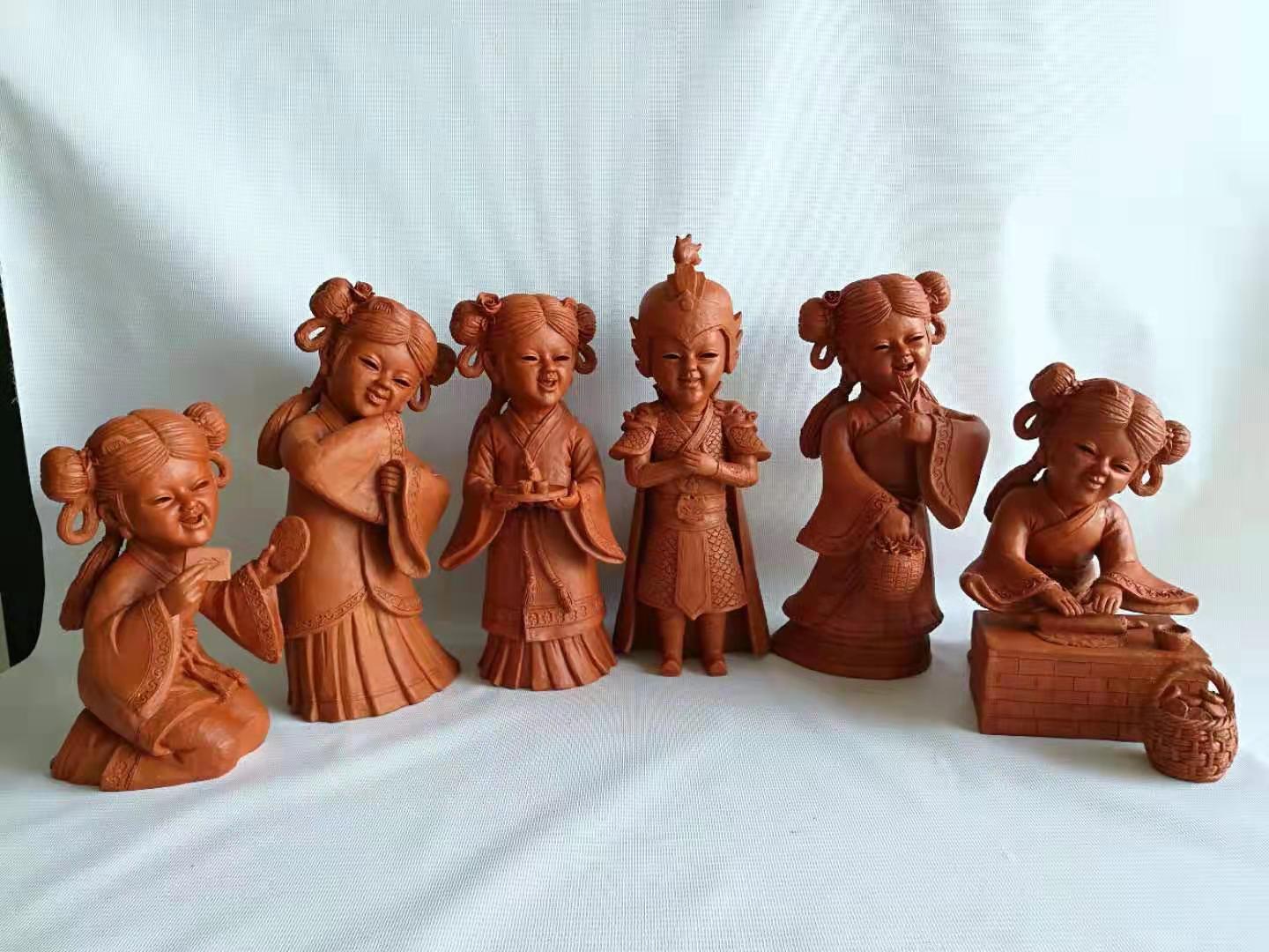 陈友芳的作品-陈友芳泥塑作品