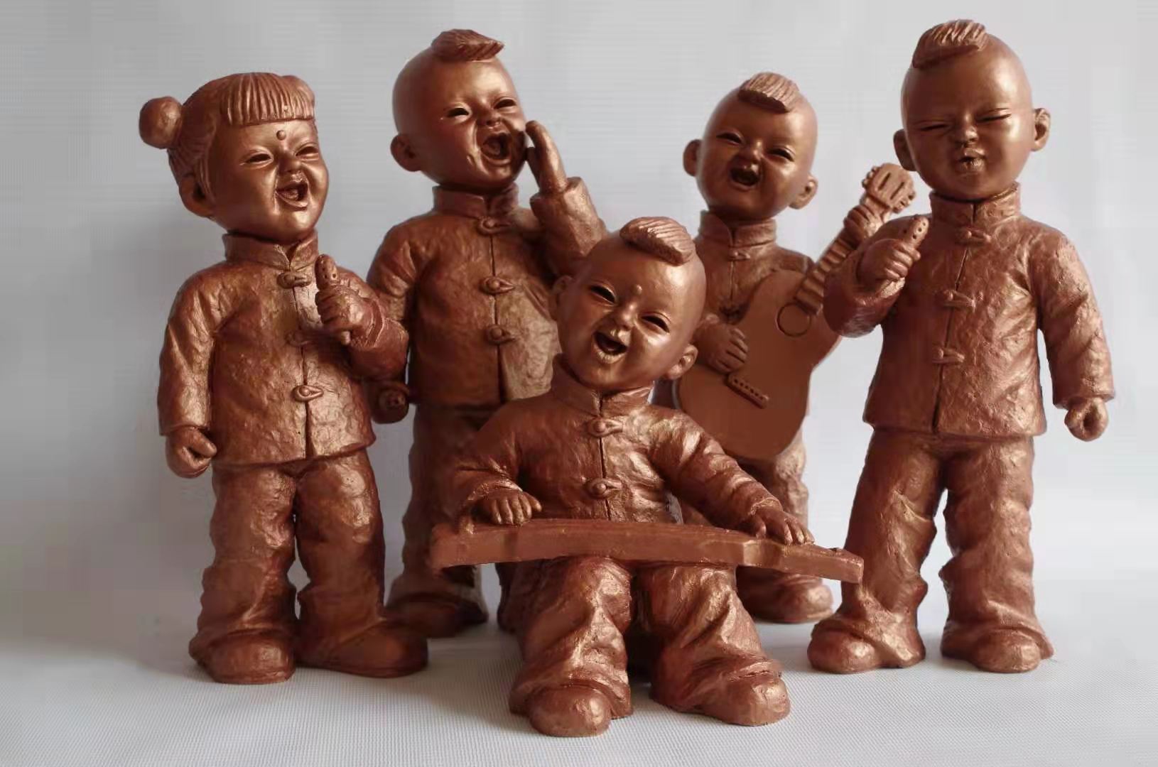 陈友芳的作品-陈友芳泥塑作品