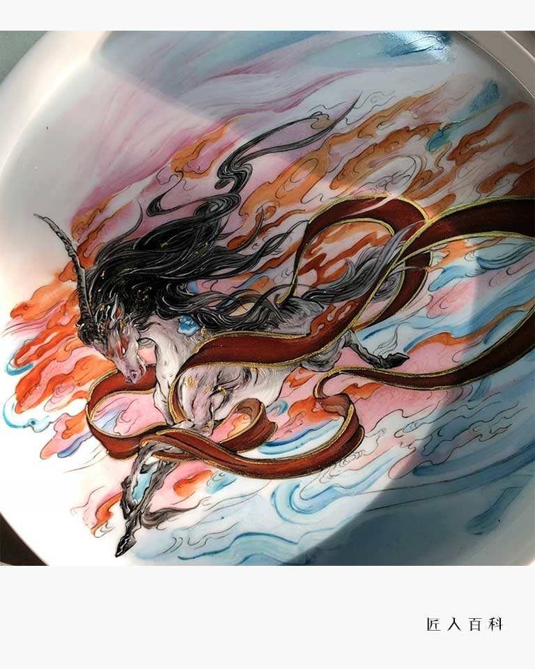 刘璨的作品-刘畅瓷画