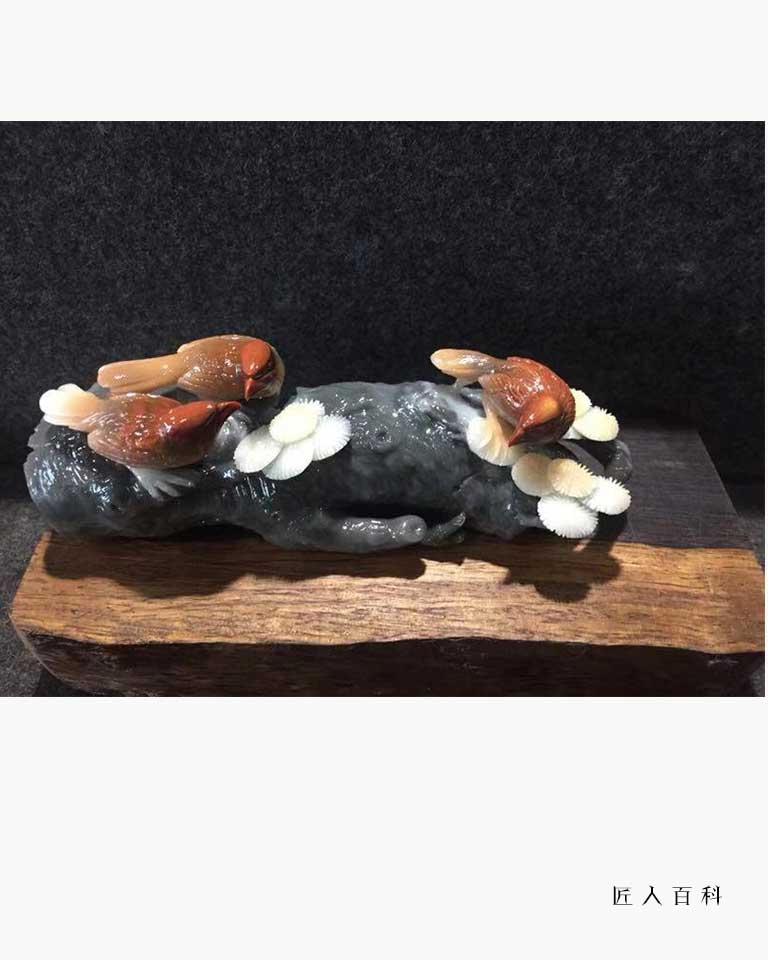 周勤的作品-周勤寿山石