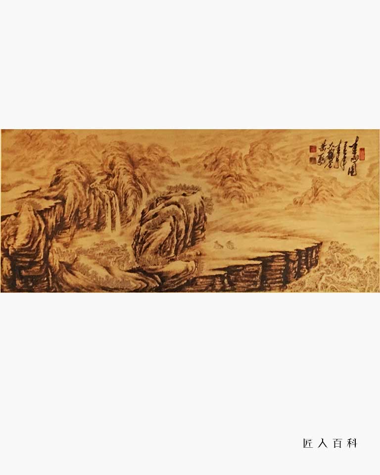 萧歌(肖福彦)的作品-萧歌烙画
