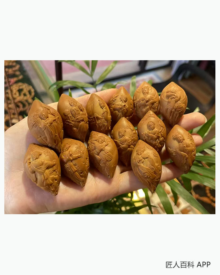傅玲(核雕)的作品-傅玲核雕