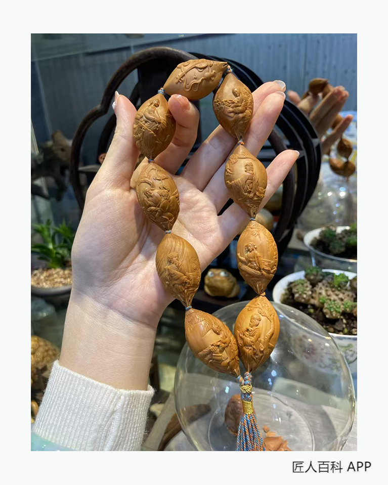 傅玲(核雕)的作品-傅玲核雕
