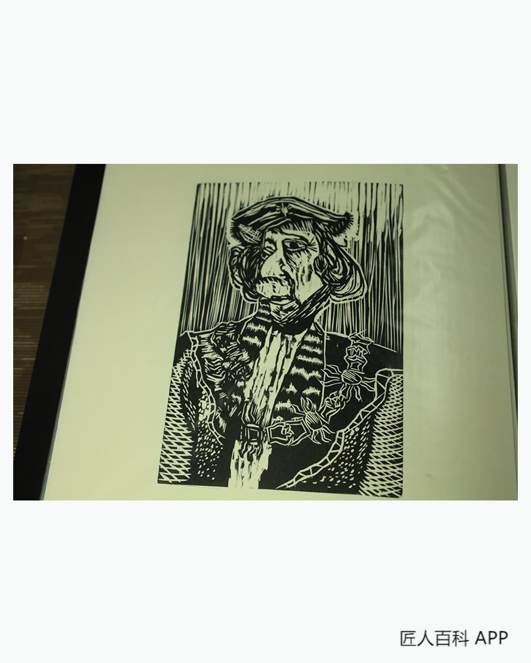 赵青(木活字版画)的作品-赵青木活字版画