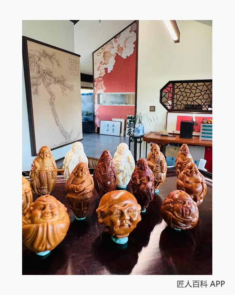 妙凡(橄榄核雕刻师)的作品-妙凡核雕