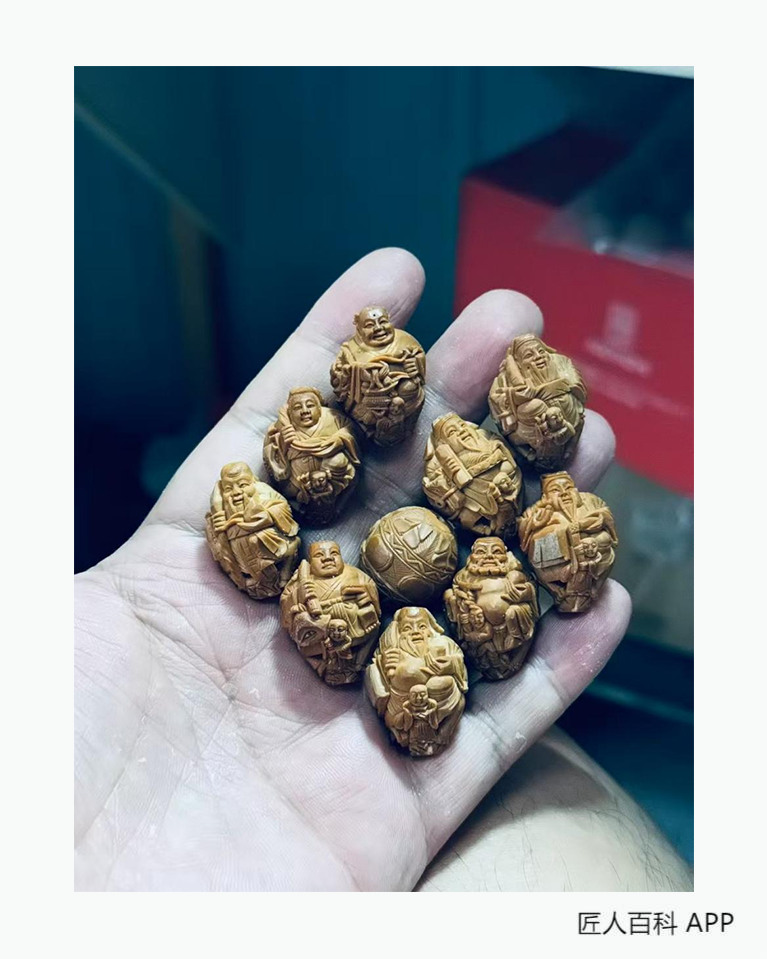妙凡(橄榄核雕刻师)的作品-妙凡核雕