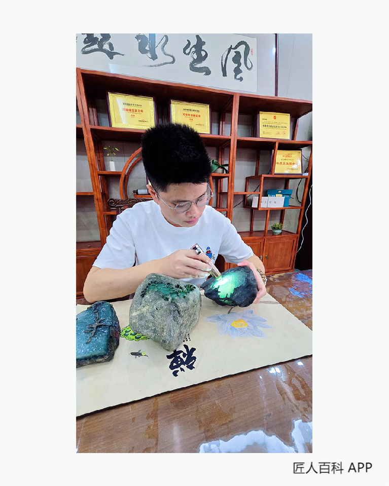 陈仲陵的作品-陈仲陵相玉师