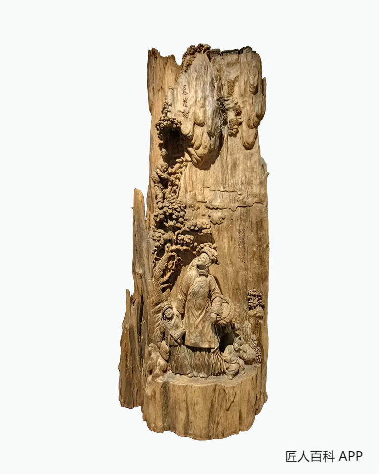 王洪伟的作品-王洪伟木雕