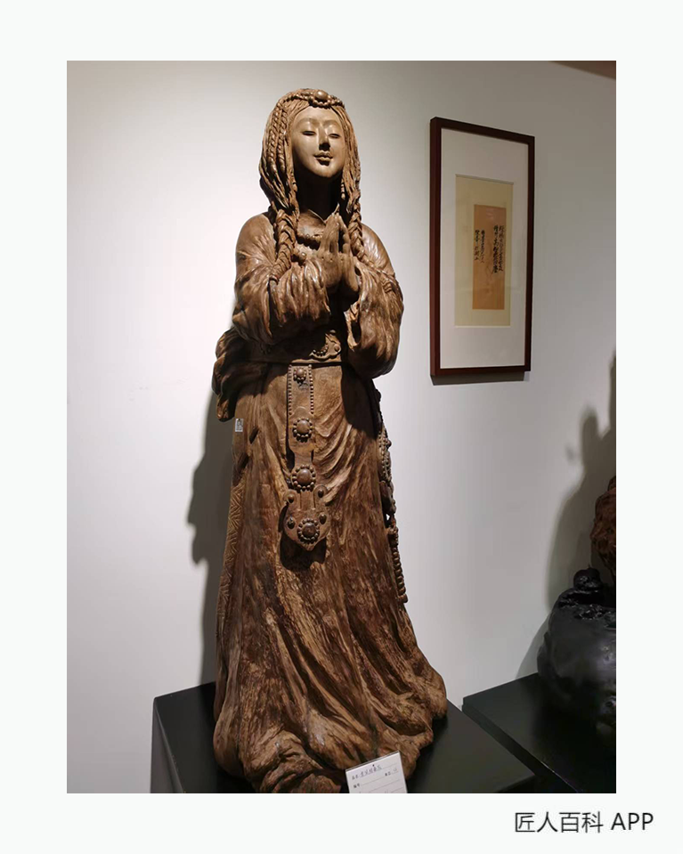 王洪伟的作品-王洪伟木雕