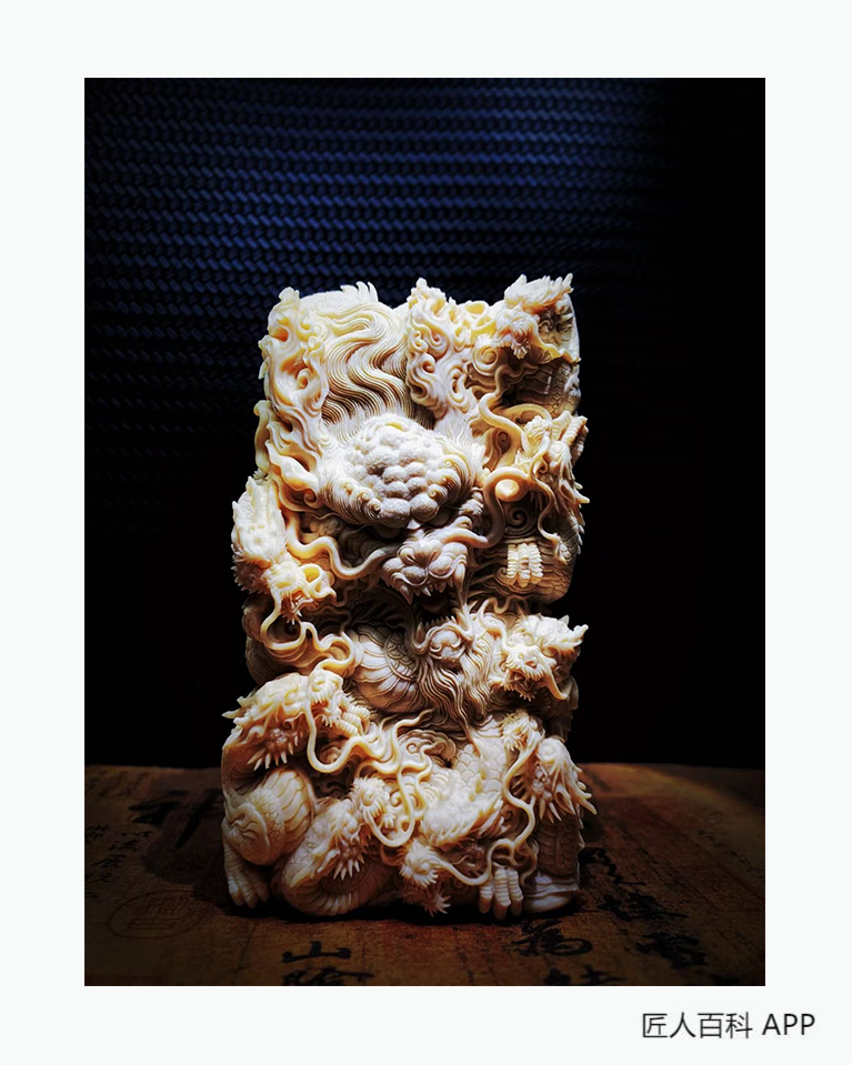 郑振瑞的作品-郑振瑞牙雕