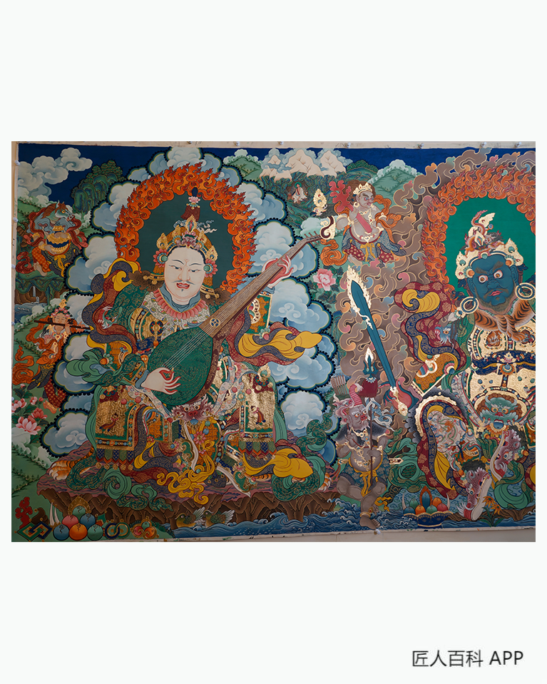 旦增(唐卡)的作品-旦增唐卡
