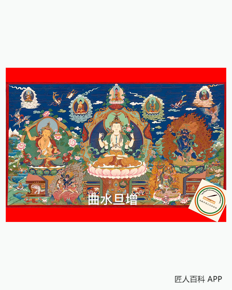旦增(唐卡)的作品-旦增唐卡
