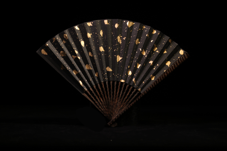 95寸全棕竹锉节折扇