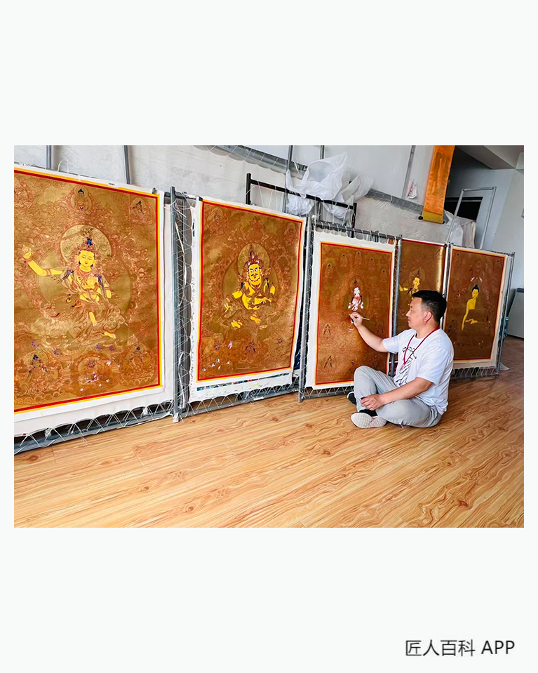 桑吉加的作品-桑吉加唐卡画师