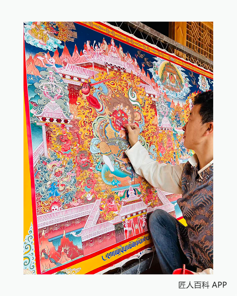 完德才让的作品-完德才让唐卡