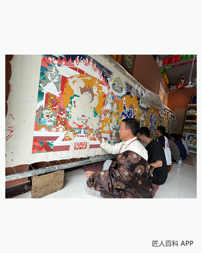 桑吉加的作品-桑吉加唐卡画师