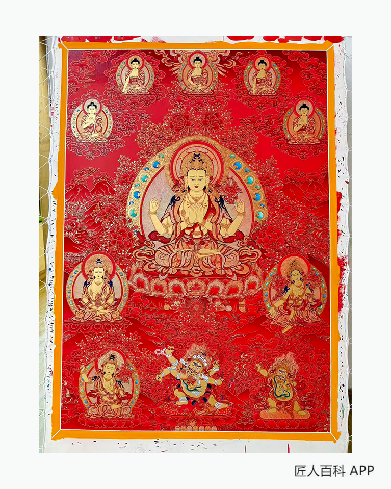 扎西尖措的作品-扎西尖措唐卡