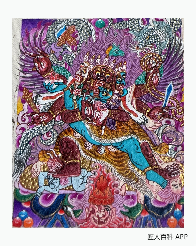 卡先才让的作品-卡先才让唐卡