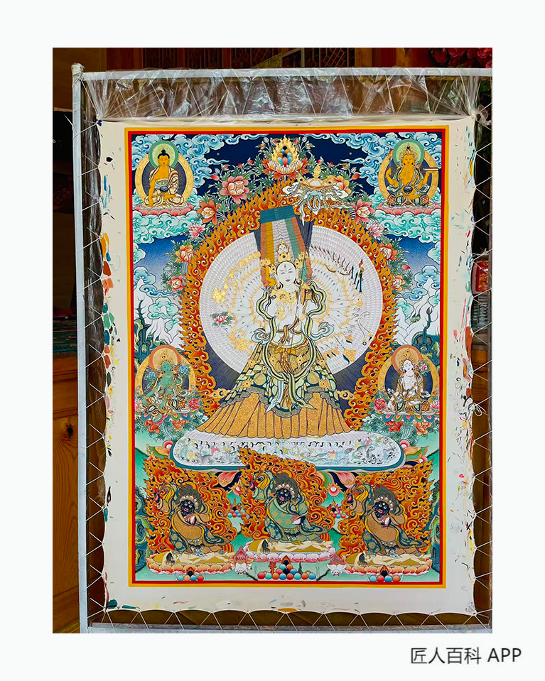更藏(唐卡艺术家)的作品-更藏唐卡