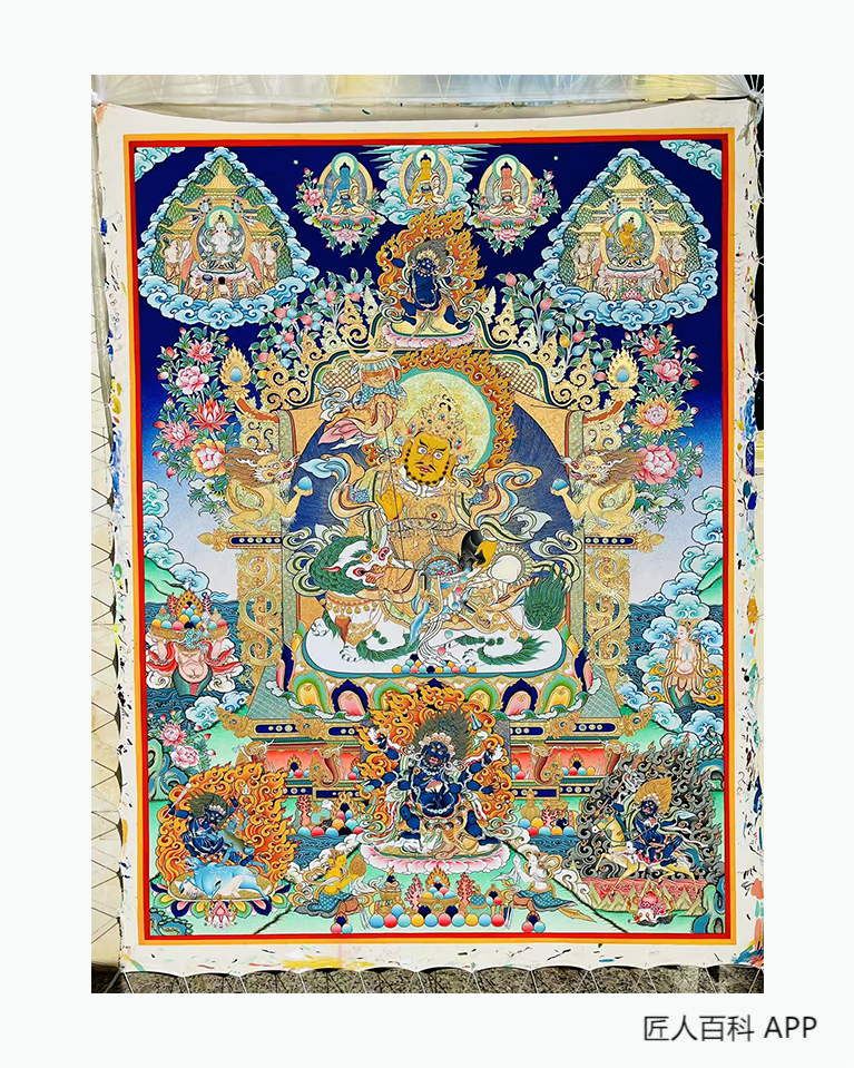 更藏(唐卡艺术家)的作品-更藏唐卡