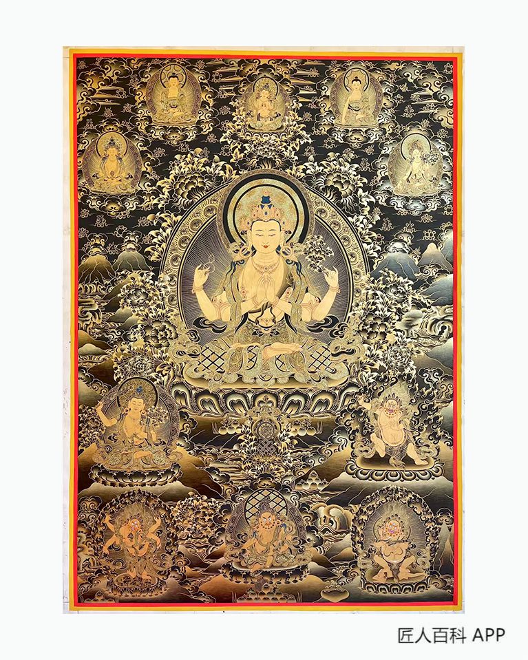 更藏(唐卡艺术家)的作品-更藏唐卡