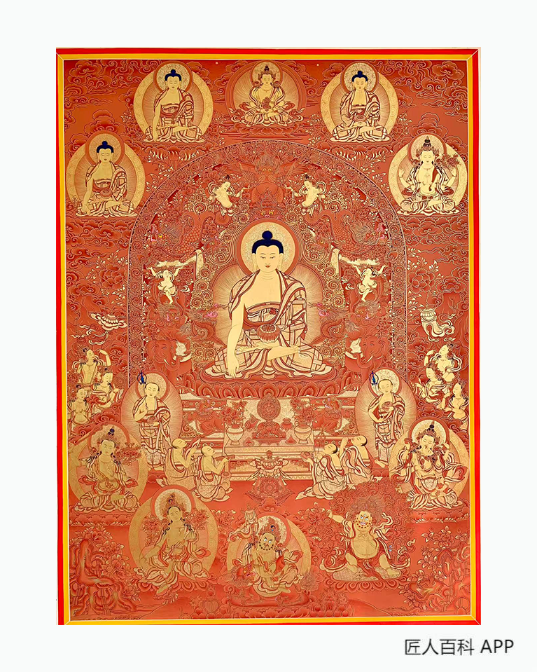 更藏(唐卡艺术家)的作品-更藏唐卡