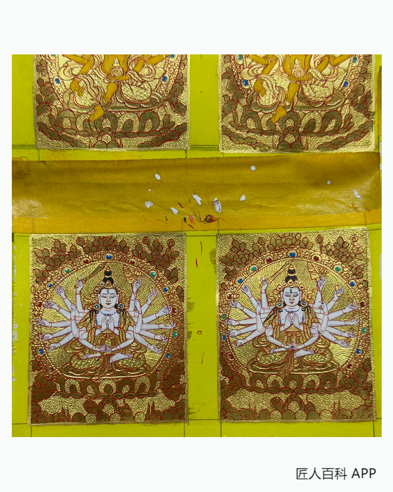 更藏(唐卡艺术家)的作品-更藏唐卡