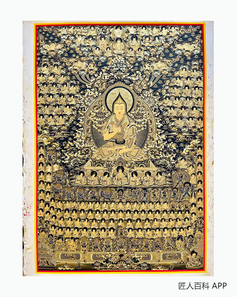 更藏(唐卡艺术家)的作品-更藏唐卡