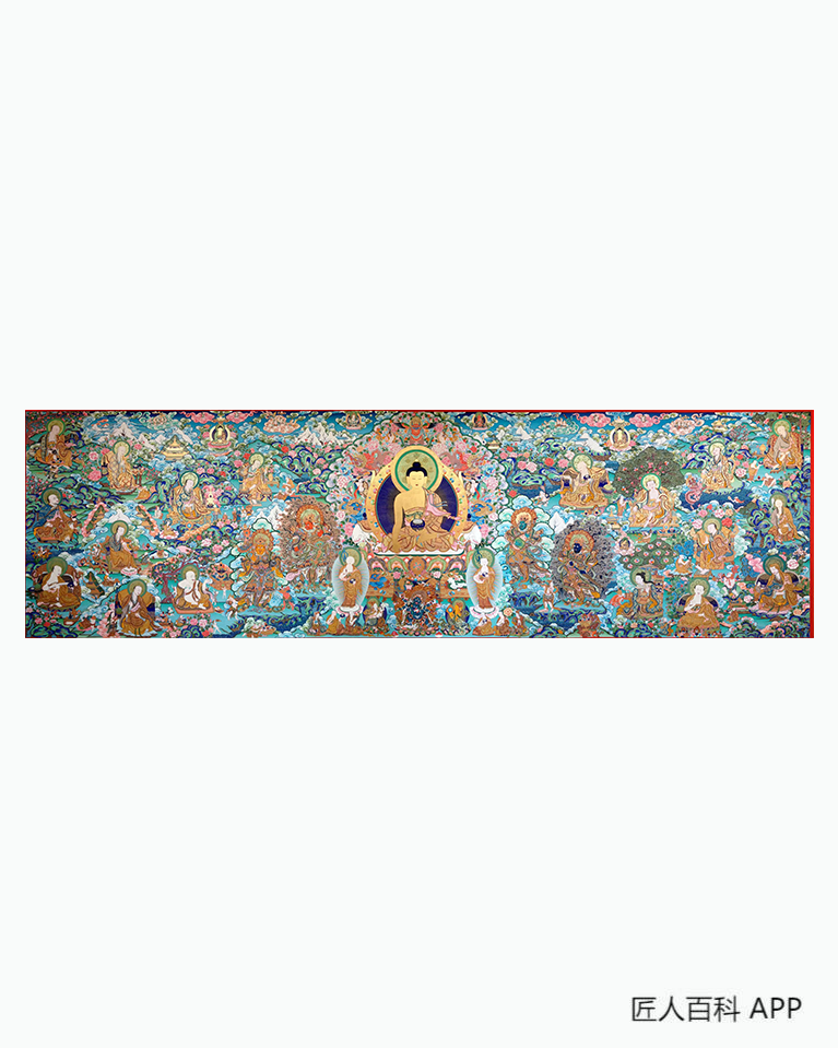 更藏(唐卡艺术家)的作品-更藏唐卡