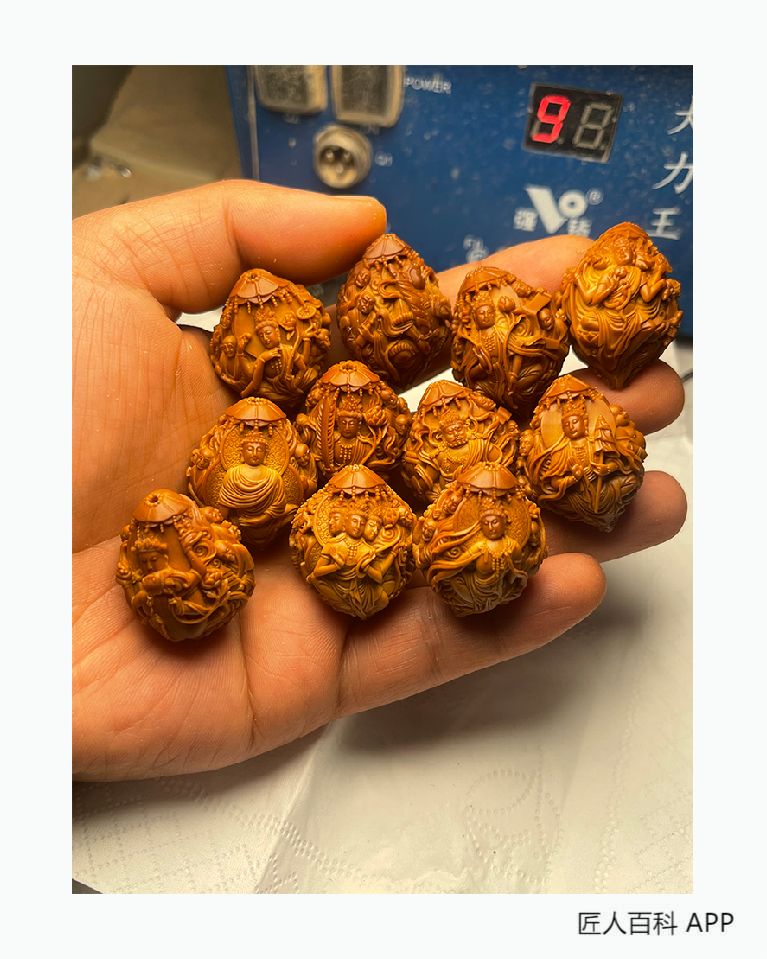 孙权(高级工艺美术师)的作品-孙权核雕