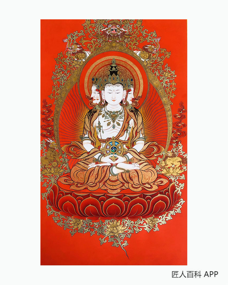 吉合它加的作品-吉合它加唐卡画师