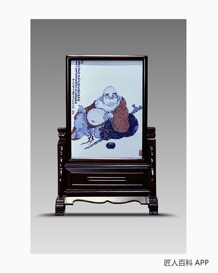 邓健(陶瓷书画艺术家)的作品-邓健陶瓷