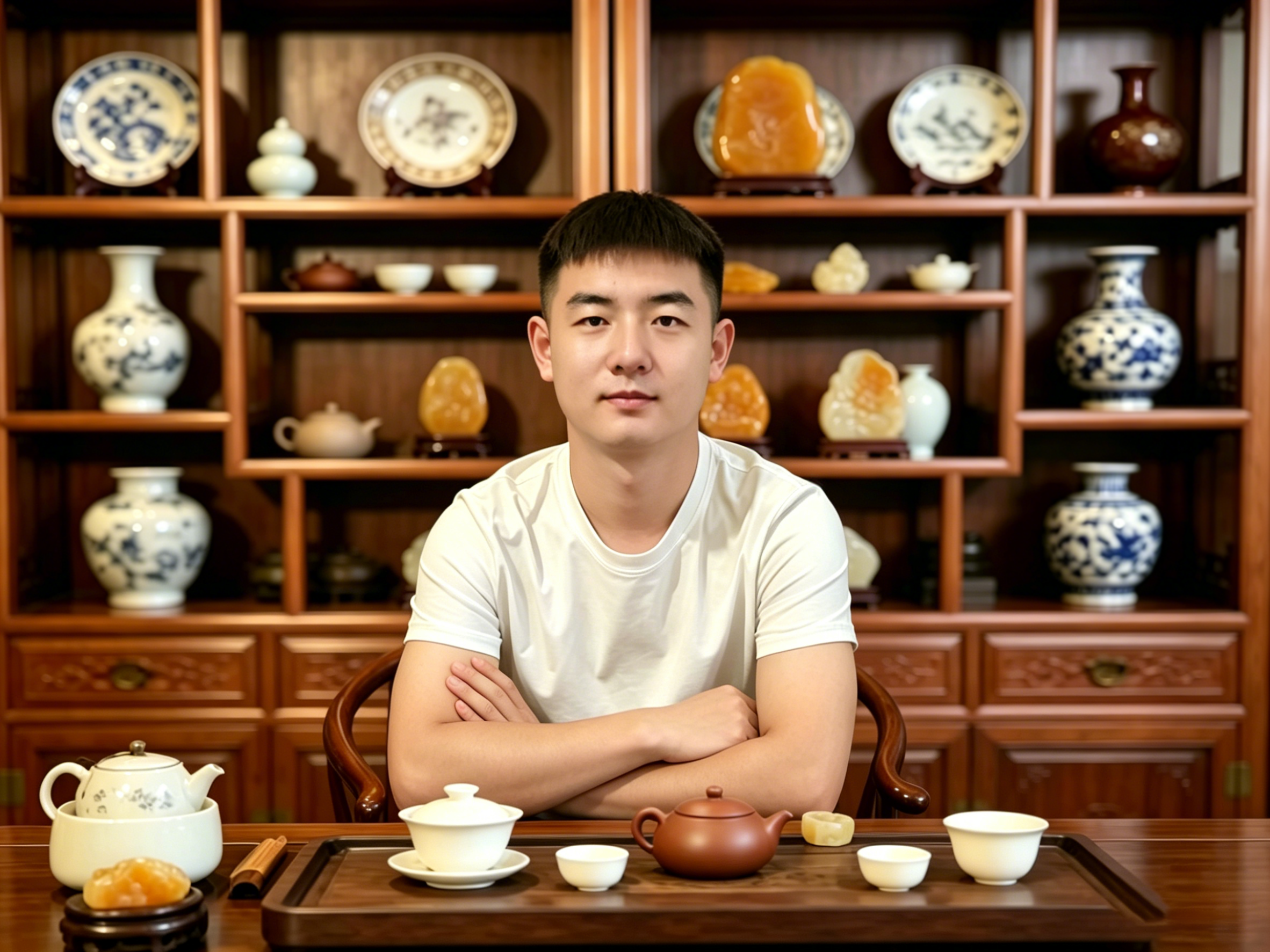 五代藏古承文脉，少年砺鉴耀九州——传世典藏张帅（清枫）