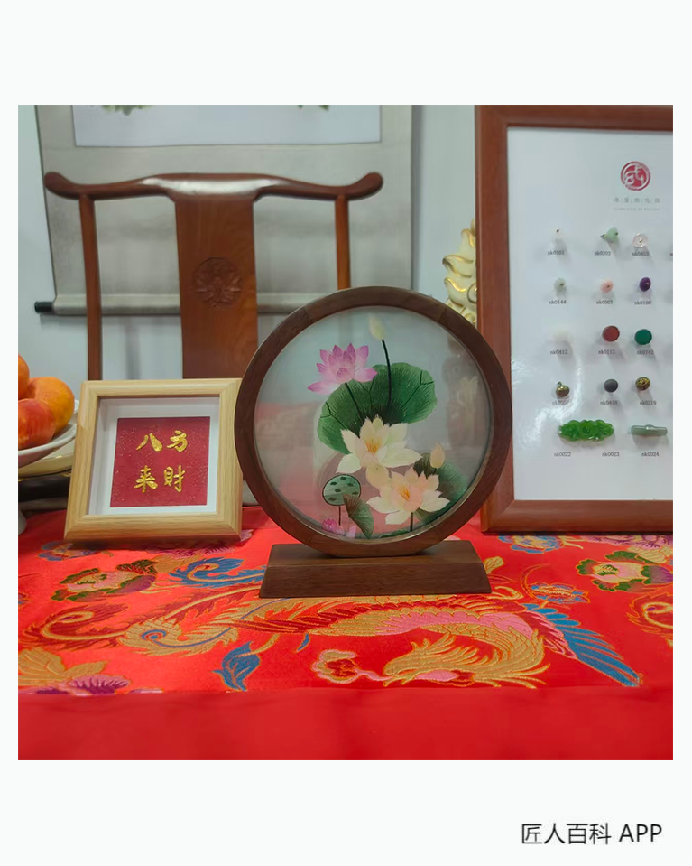 戴军(鲁绣匠人)的作品-戴军鲁绣