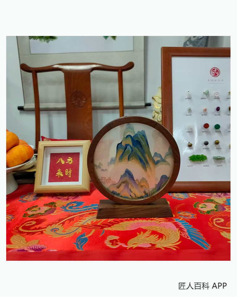 戴军(鲁绣匠人)的作品-戴军鲁绣