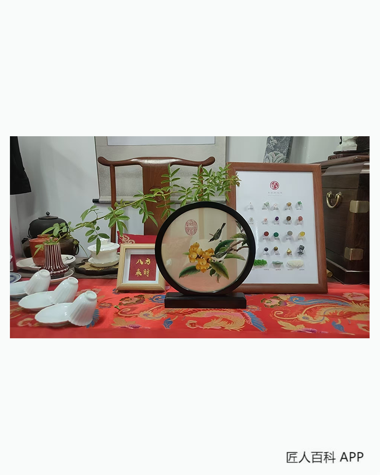 戴军(鲁绣匠人)的作品-戴军鲁绣