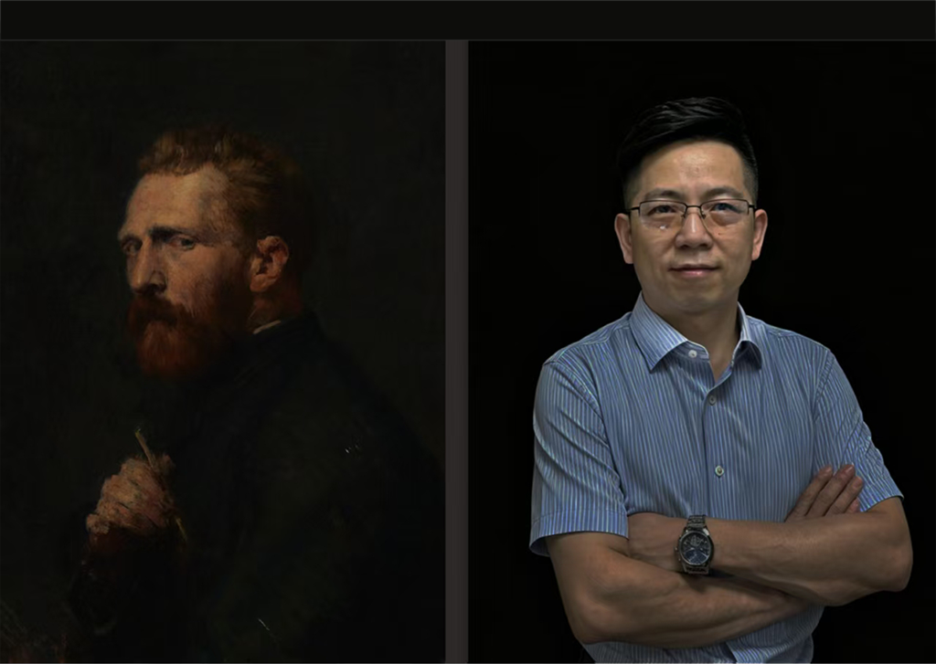 （玉•见梵高），跨越时空，以刀代笔