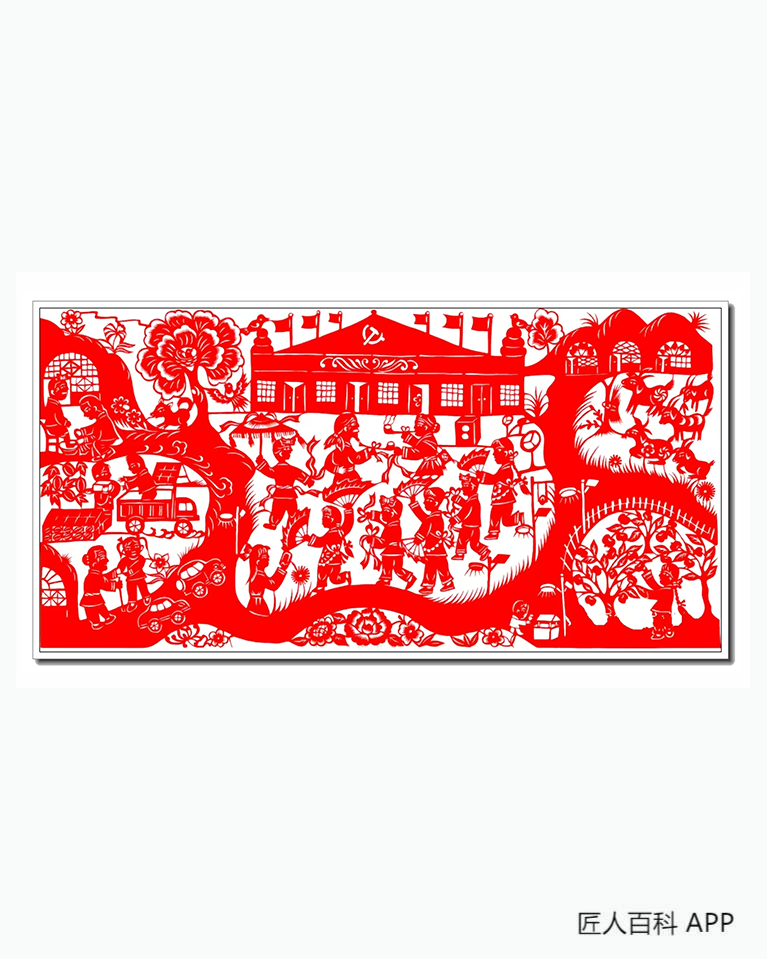 武燕(剪纸)的作品-武燕剪纸