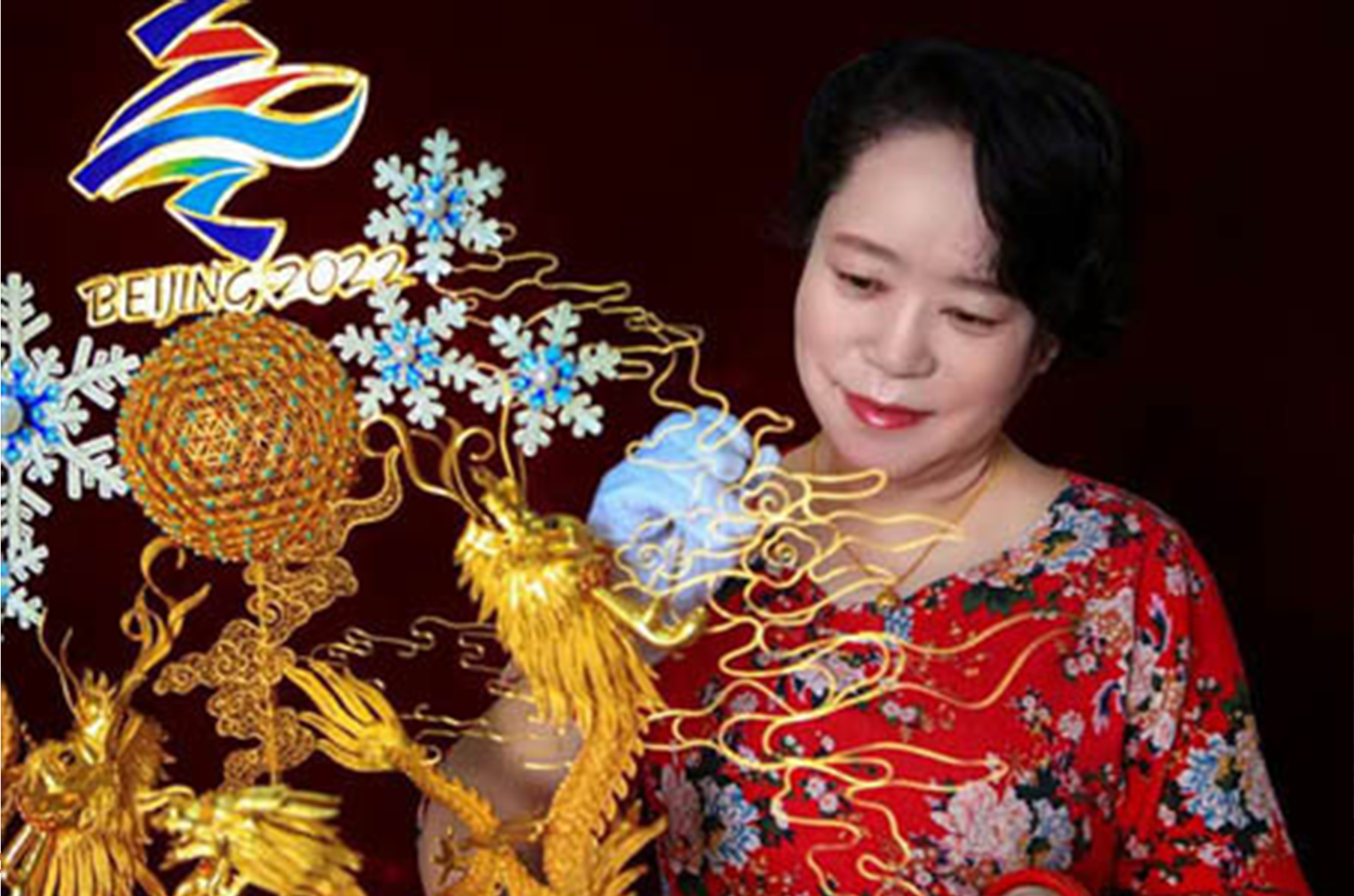 作品鉴赏|如意入器，丝缕成金——非遗匠人李果的花丝镶嵌世界