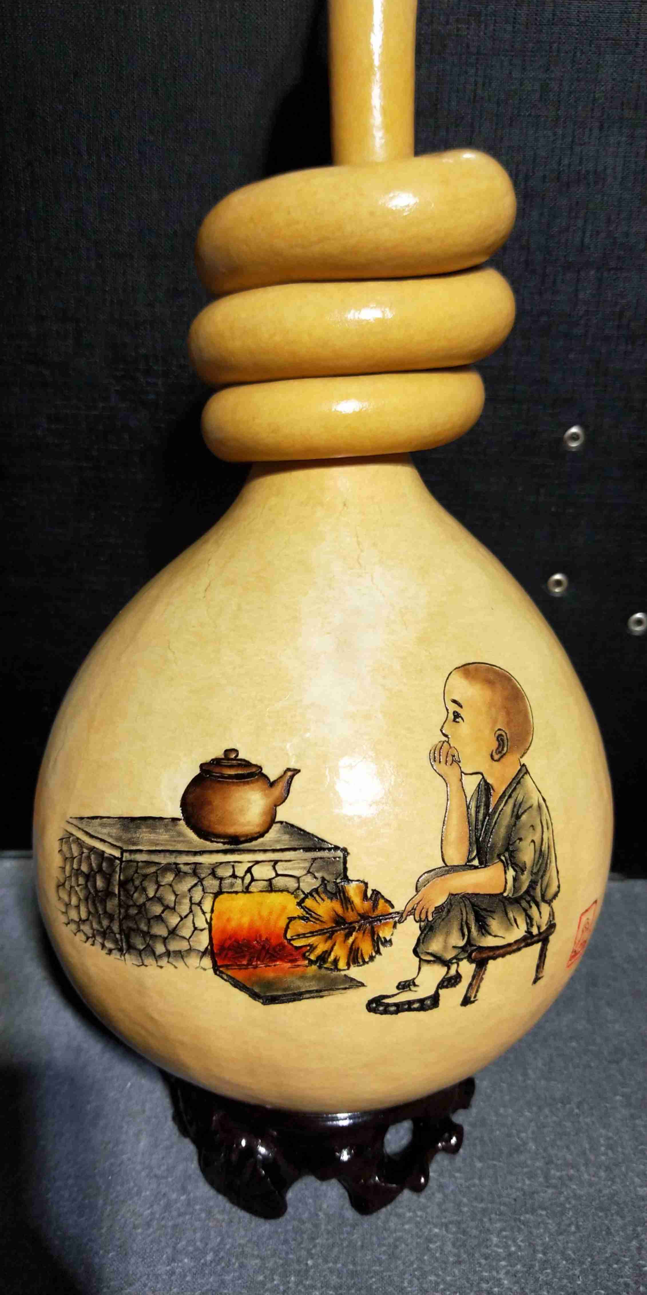 马波的作品-马波彩雕
