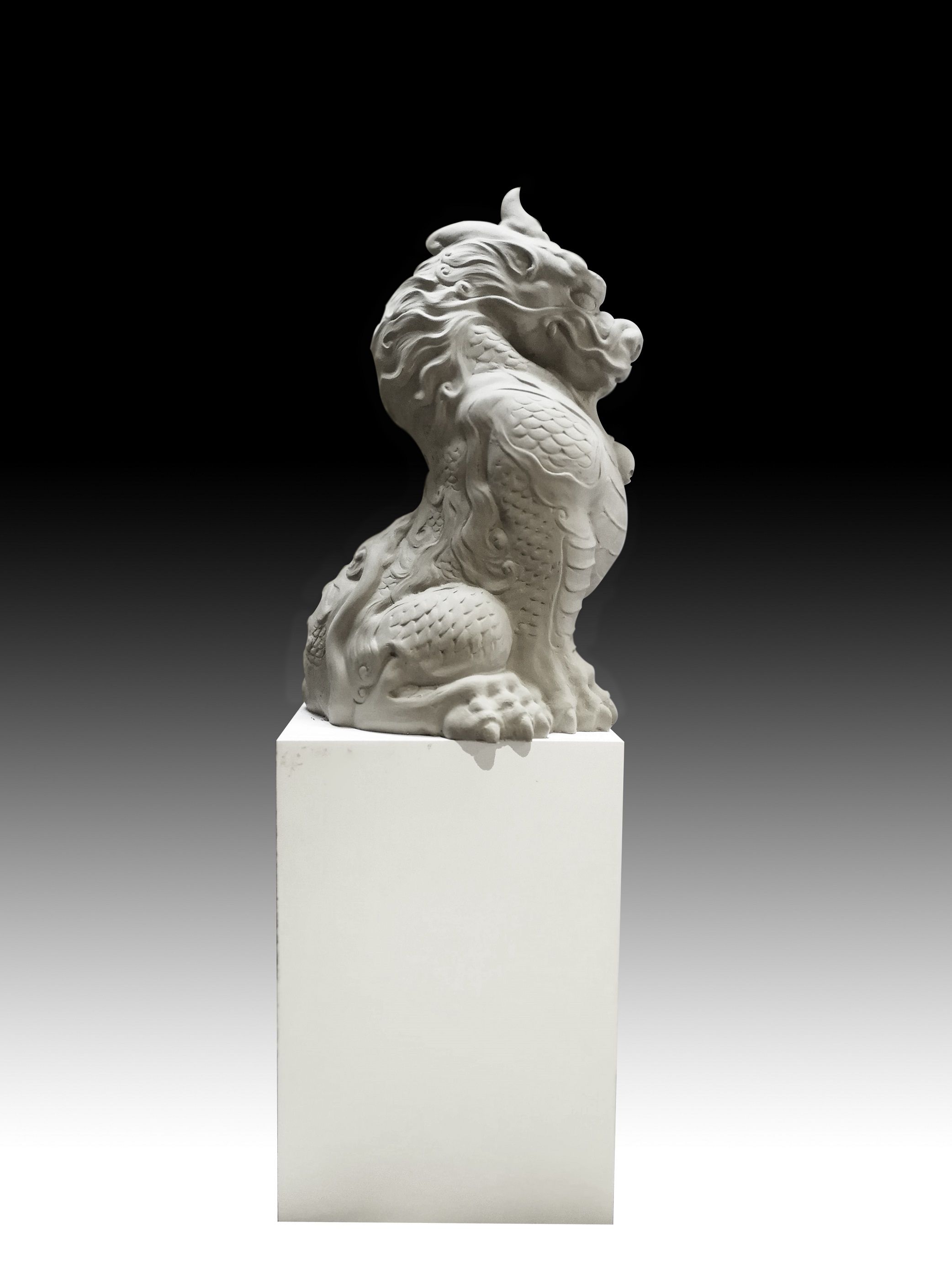 吴小清的作品-屋脊兽－獬豸