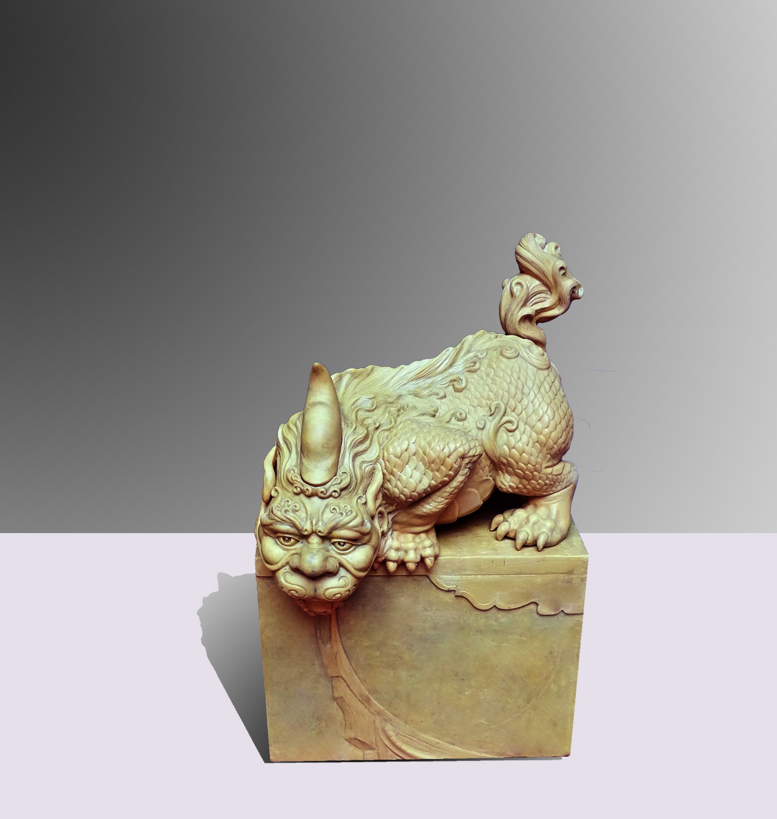 吴小清的作品-滴水兽-《滴水之恩，涌钱相报》