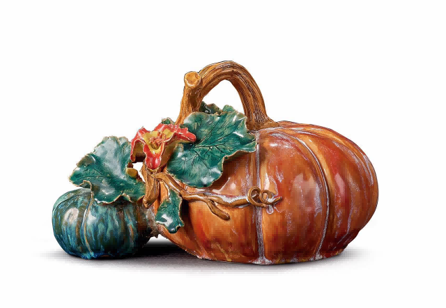 罗熙的作品-罗熙陶艺作品《深秋的果实》